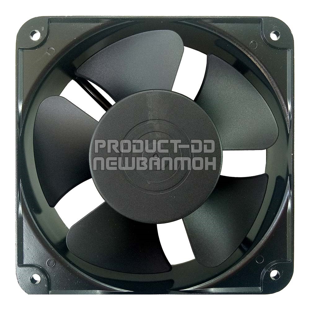 พัดลมระบายความร้อน AC 220V 18060HBL บอลแบริ่ง Ball Bearing ขนาด 7 นิ้ว (18x18x6 ซม.)