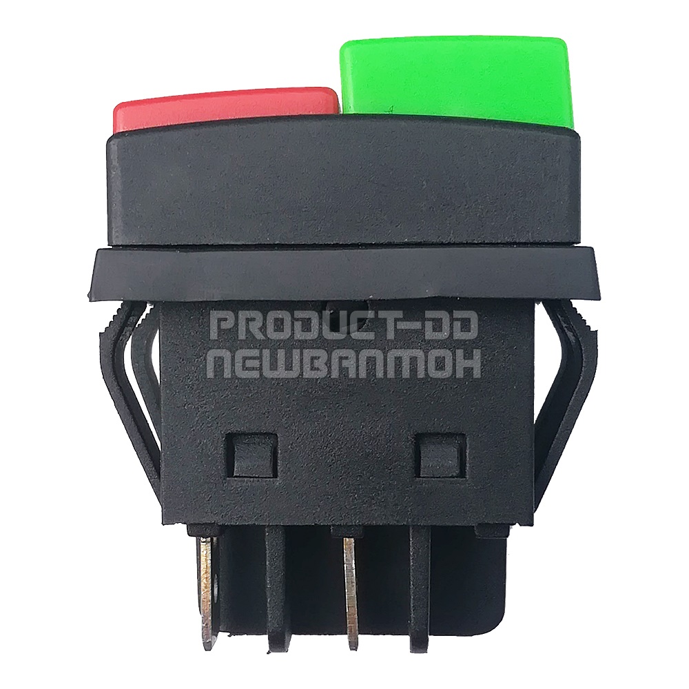 WF03-C1 สวิตช์กระดก ON-OFF (เขียว-แดง) 4 ขา 14A 250V AC IP55