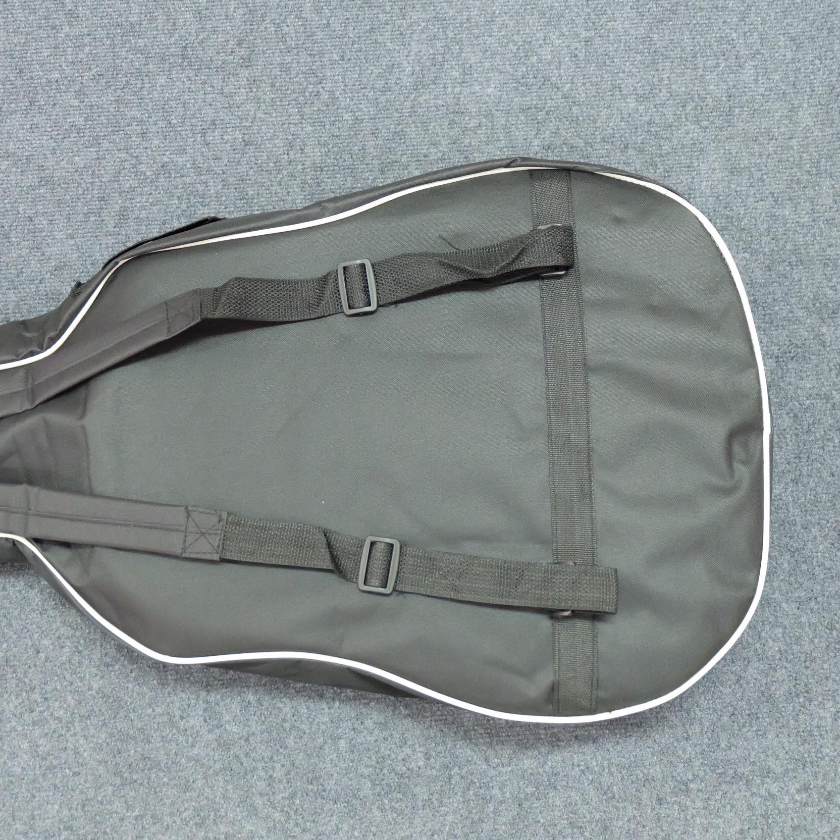 กระเป๋ากีตาร์ กระเป๋ากีตาร์โปร่ง คุณภาพสูง Guitar Bag ขนาด 38- 41 นิ้ว - สีดำ