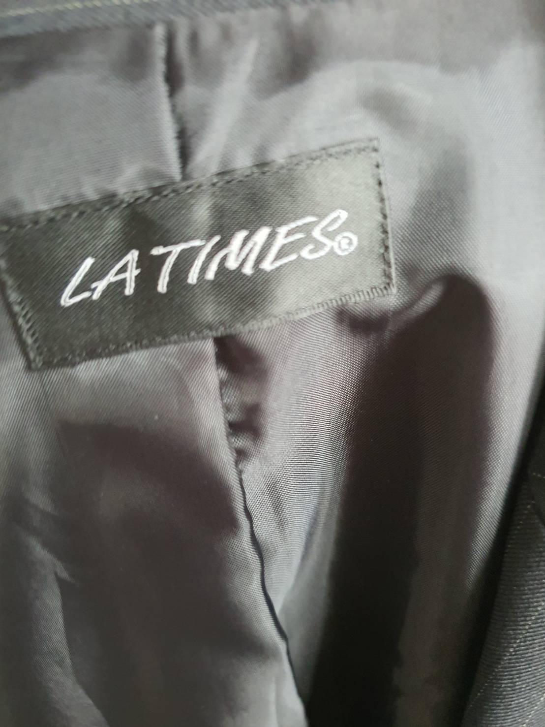 FF06495 เสื้อสูท มือสอง สีดำ LATIMES อก 40 นิ้ว