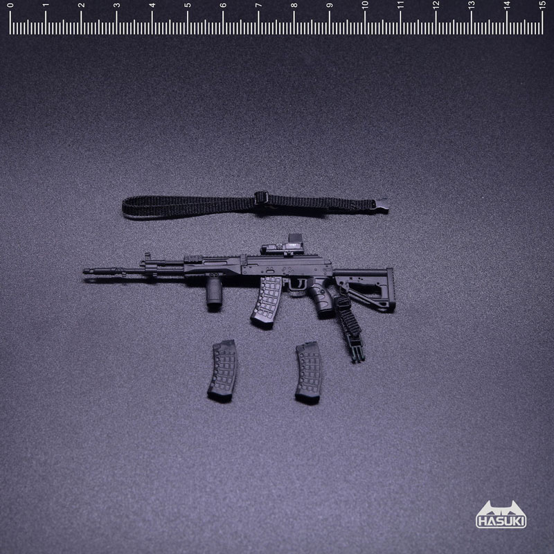 WM-03B Assault Rifle Set Black Complete Model for 1/12 Action Figure Option Parts(Provisional Pre-order)
