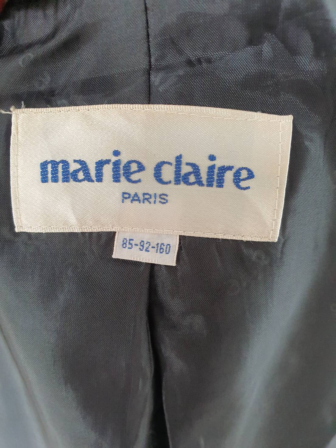 FF05423 เสื้อสูทมือสอง สีดำ แบรนด์ marie claire paris อก 35 นิ้ว