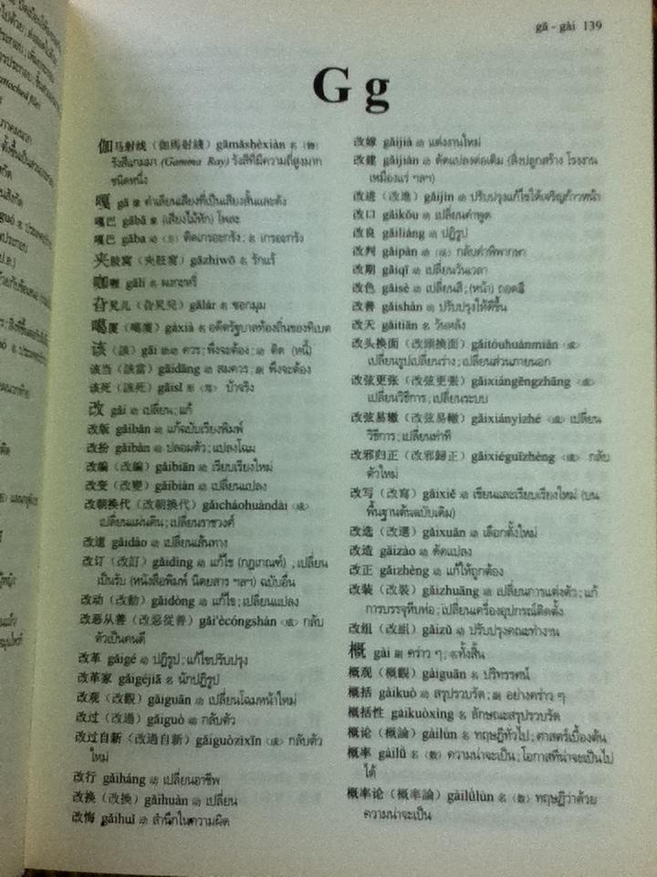 พจนานุกรม จีน-ไทย/ ศาสตราจารย์เผย์ เสี่ยวรุ่ย