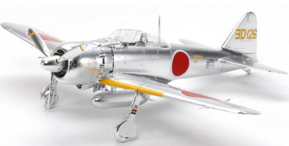 โมเดลเครื่องบิน Tamiya ขนาด 1/48 TA10317 Mitsubishi A6M5/5a Zero Fighter (ZEKE) (Silver color plated)