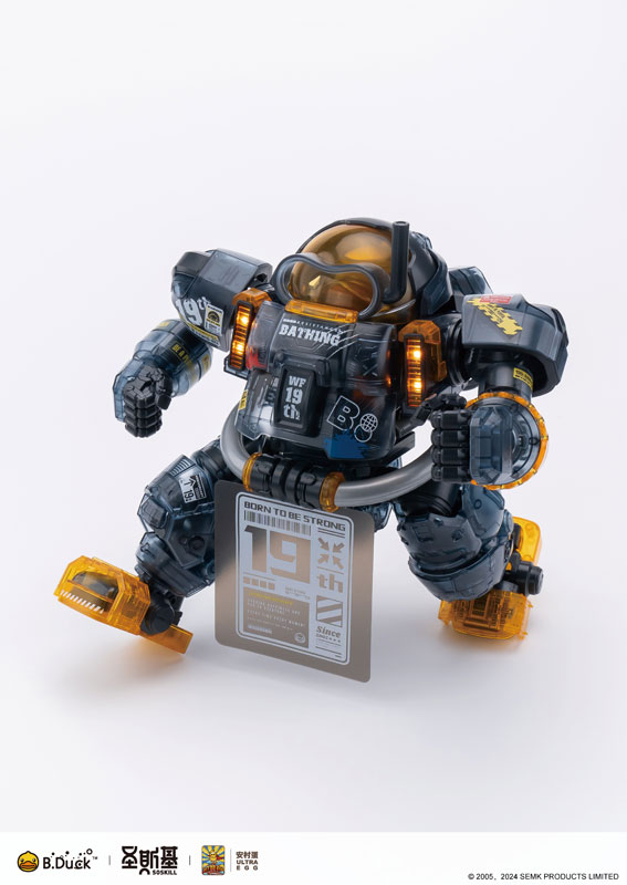 SOSKILL x ULTRA EGG SpaDuck 19th Anniversary Exclusive Black Warrior ver. Plastic Model Kit(Provisional Pre-order)