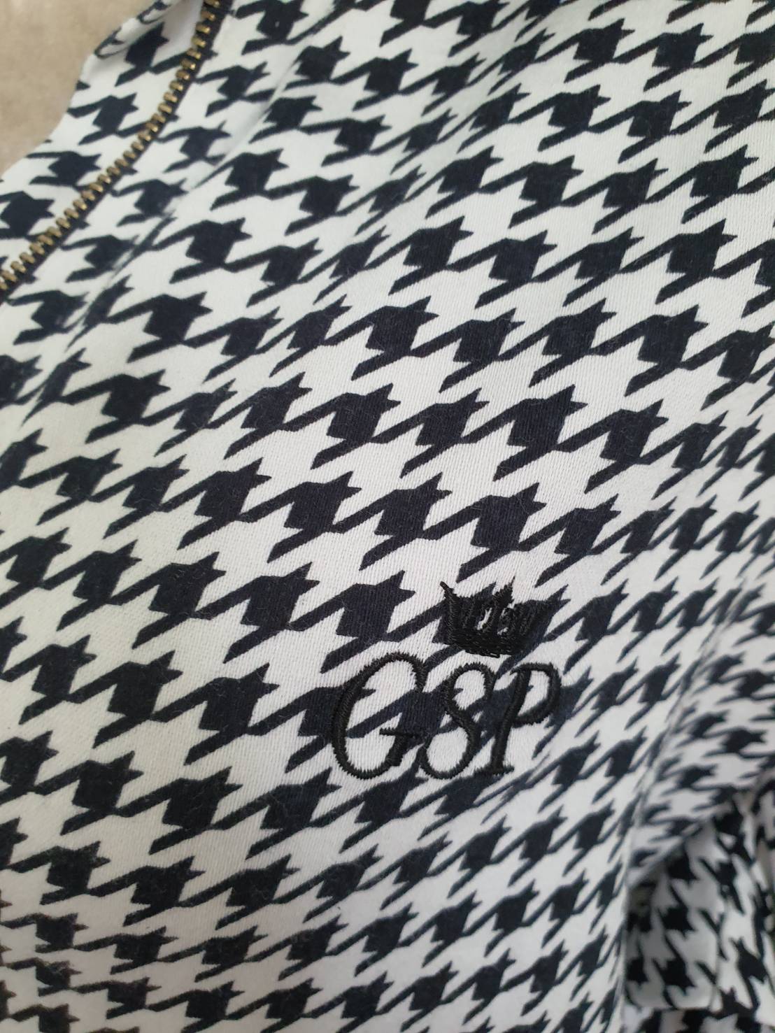 FF05519 เสื้อคลุมซิบผ่าหน้า ลายชิโนริ แบรนด์ GSP