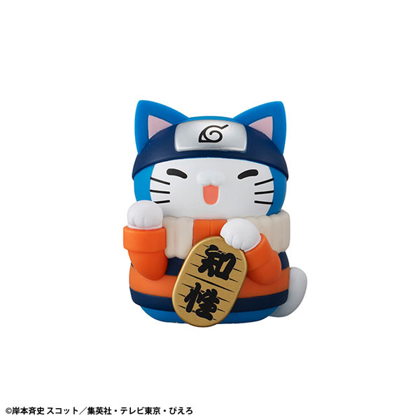 MEGA CAT PROJECT NARUTO Nyaruto! Colorful Maneki Neko FORTUNE 6Pack BOX(Pre-order)