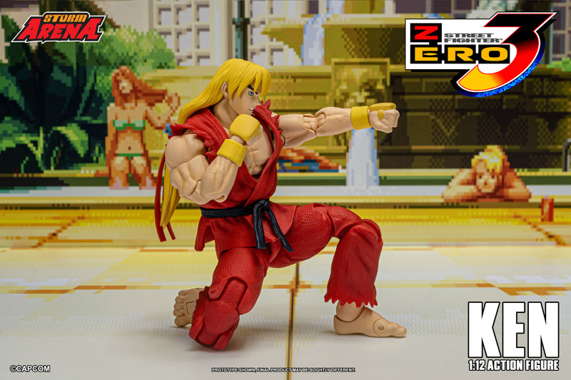 Street Fighter Alpha 3 1/12 Scale Action Figure Ken(Provisional Pre-order)