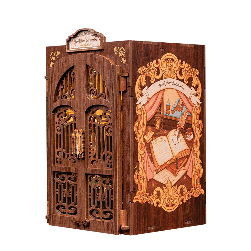 Miniature Dollhouse Bookshop Memories Wooden Handmade Kit(Provisional Pre-order)