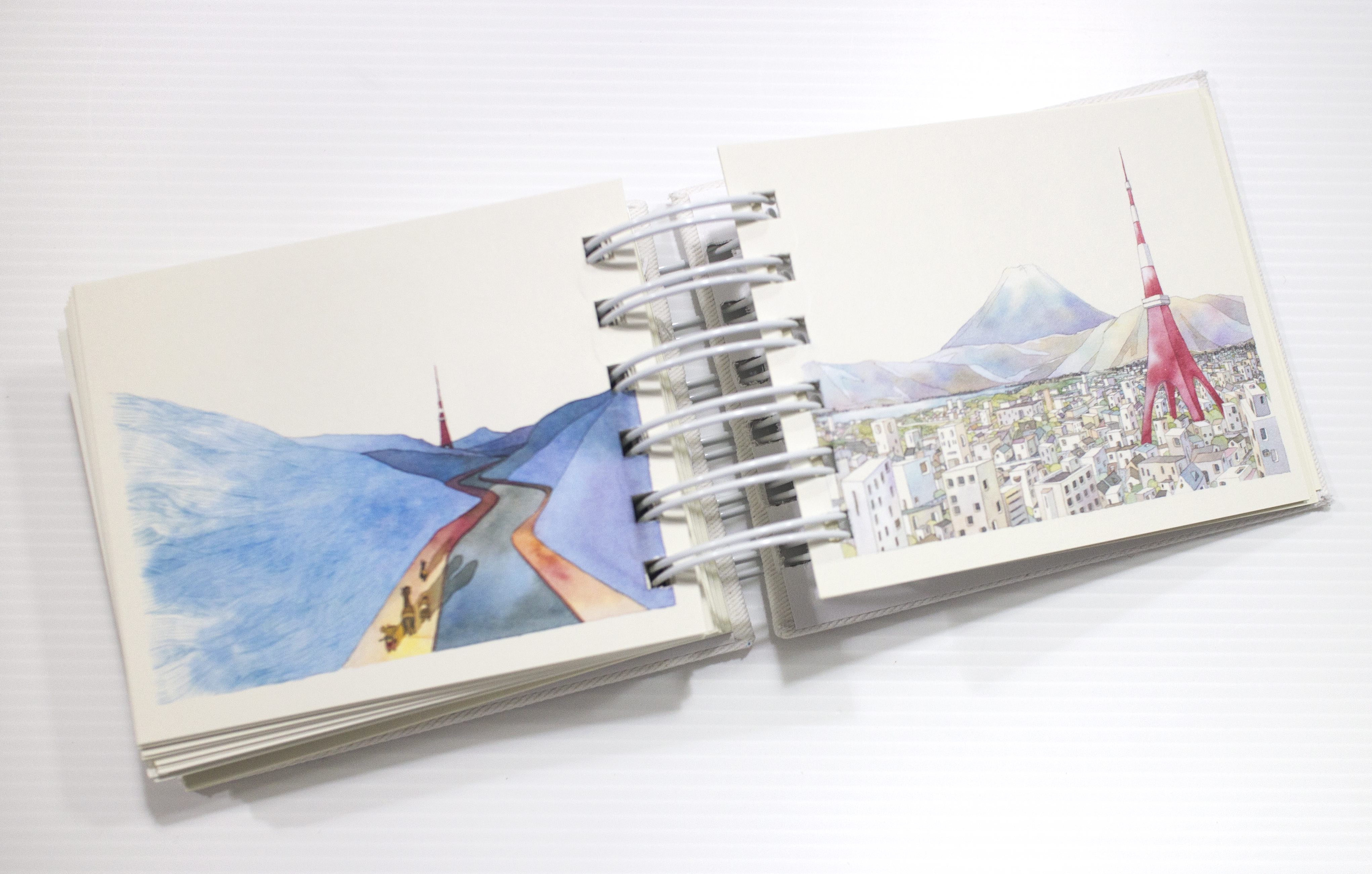Sasi's mini sketch book JAPAN ศศิ มินิสเก็ตซ์บุ๊ค รวมภาพญี่ปุ่น (แบบเล่ม และกล่อง)