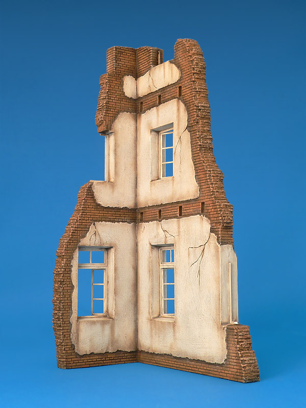 โมเดลฉากจำลอง MiniArt ขนาด 1/35 MI35519 Ruined City Building