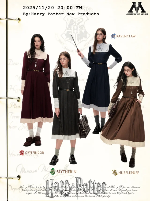 [Pre-Order 19.10] Kyouko x Harry Potter ชุดเดรส ประจำบ้าน FW/2025