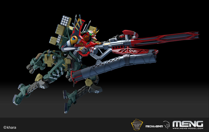 Regular Humanoid Battle Weapon Android Evangelion New EVA-02 Alpha (Multicolor Mold Edition)(Pre-order)