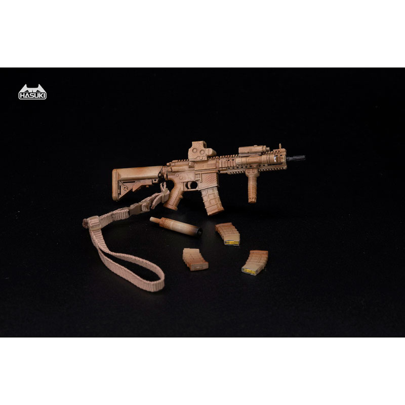 WM-04C Assault Rifle Set Desert Camouflage 1/12 Action Figure Complete Model Option Part(Pre-order)
