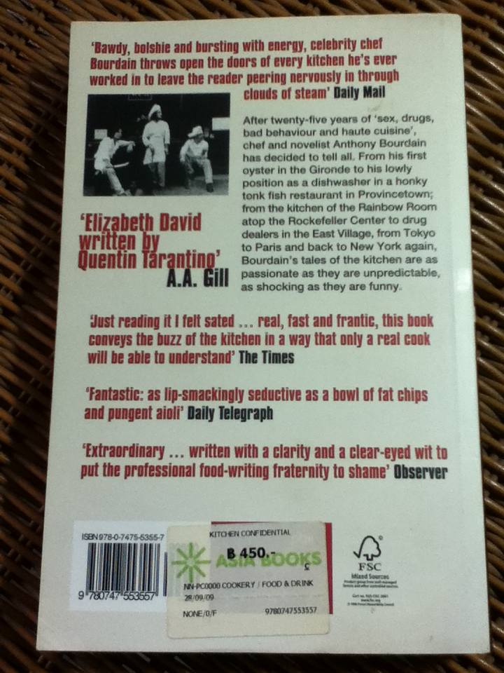 Kitchen Confidential/ Anthony Bourdain