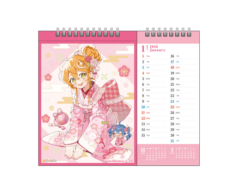Amico-chan 2026 Tabletop Calendar(Pre-order)