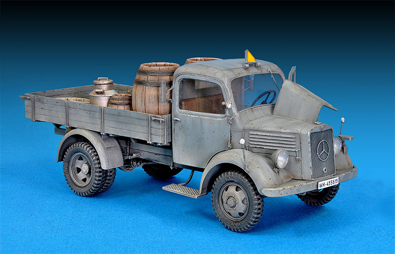 โมเดลรถบรรทุก MiniArt ขนาด 1/35 MI35142 MB 1500S German 1,5t Cargo Truck