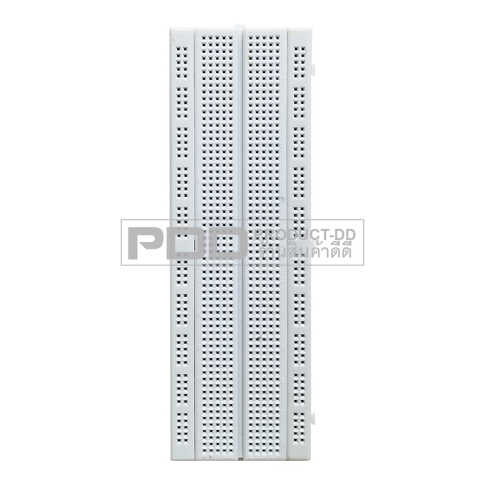 โปรโต้บอร์ด เบรดบอร์ด 830 ช่อง ไม่มีสกรีนสำหรับทดลองวงจรอิเล็กทรอนิกส์