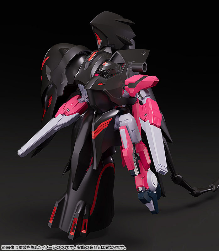 MODEROID Martian Successor Nadesico: Prince of Darkness Black Sarena Plastic Model(Pre-order)