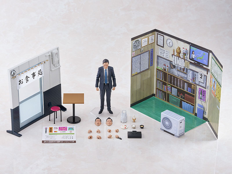 figma Solitary Gourmet Goro Inogashira Yutaka Matsushige ver. Renewal Edition - Nostalgic Teishoku Restaurant Set(Pre-order)