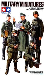 โมเดลฟิกเกอร์ทหาร Tamiya ขนาด 1/35 TA35298 German Field Commander Set