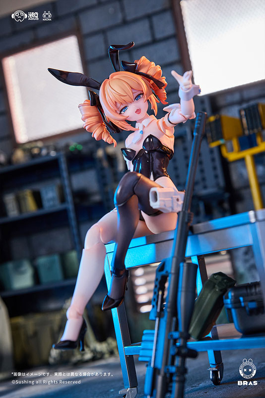 [Bonus] Sushing BUNNY RAPID ACTION SQUAD Sniper Leoni 1/12 Posable Figure(Pre-order)