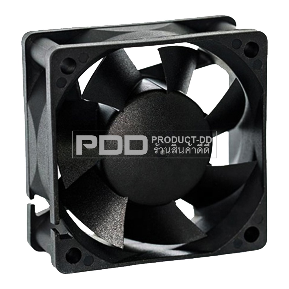 พัดลมระบายความร้อน DC 12V 6025SL บุช Sleeve Bearing ขนาด 2.5 นิ้ว 6x6x2.5 ซม.