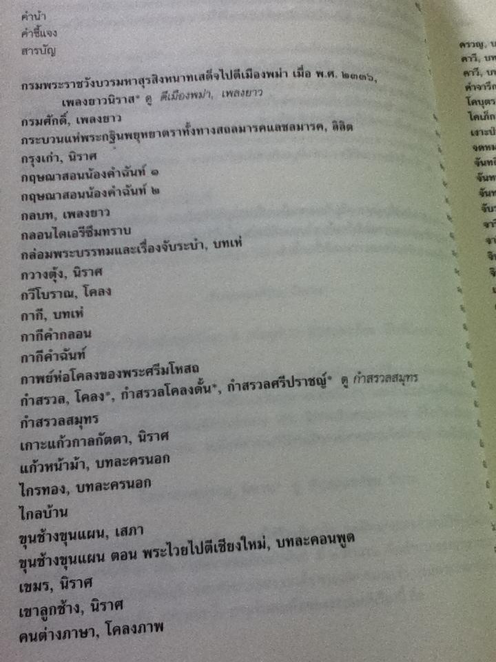 นามานุกรมวรรณคดีไทย ชุดที่ 1 ชื่อวรรณคดี