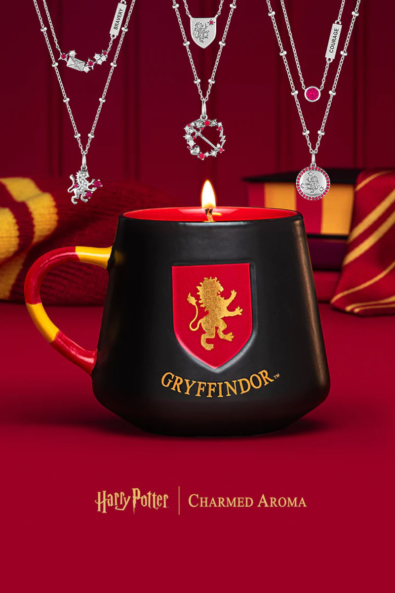 Harry Potter Gryffindor Mug Candle Gryffindor Necklace Collection