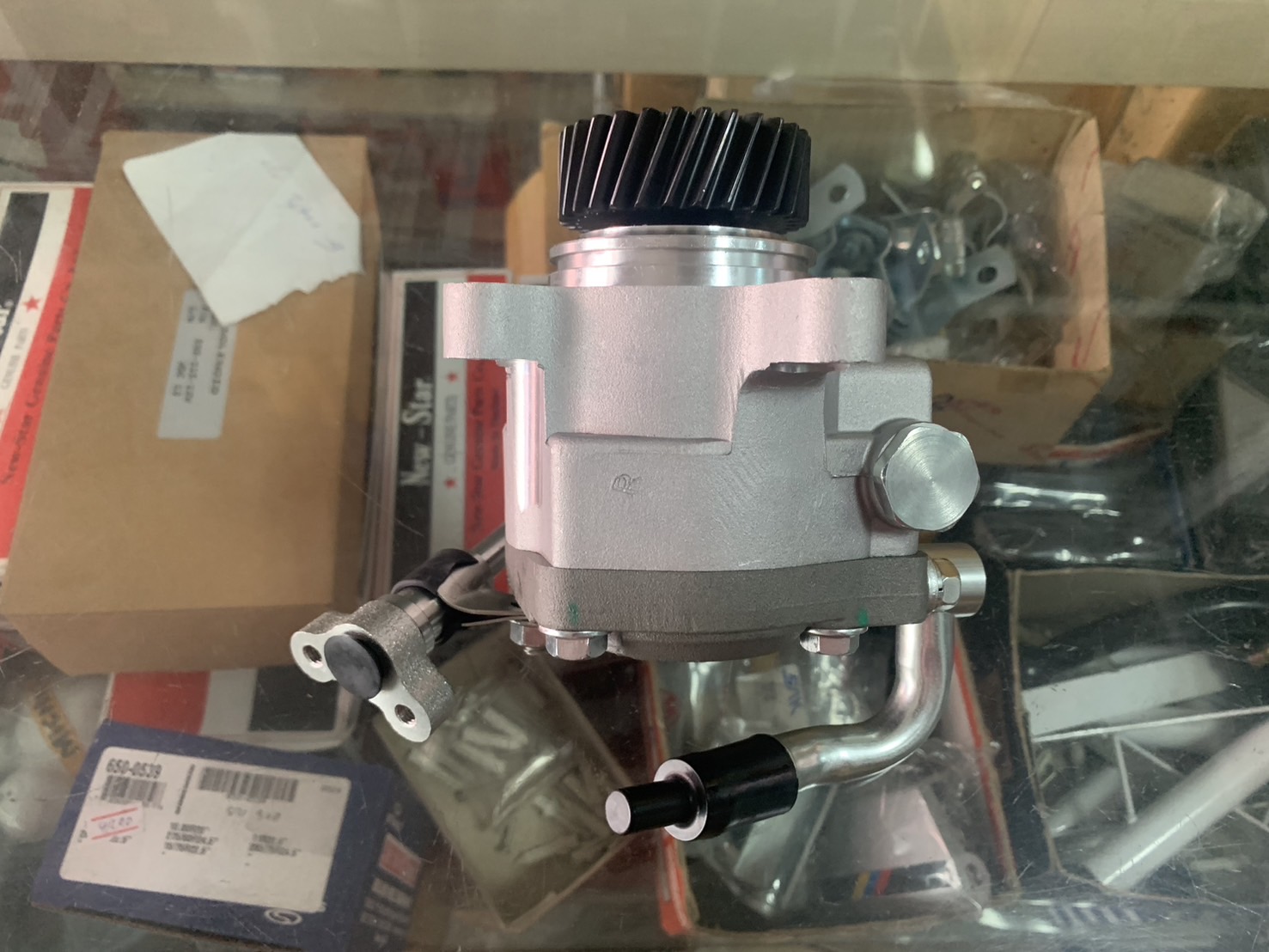 ปั๊มเพาเวอร์ ISUZU D-MAX V-CROSS 4JK1 BLUE POWER MU-X ปี 12-16