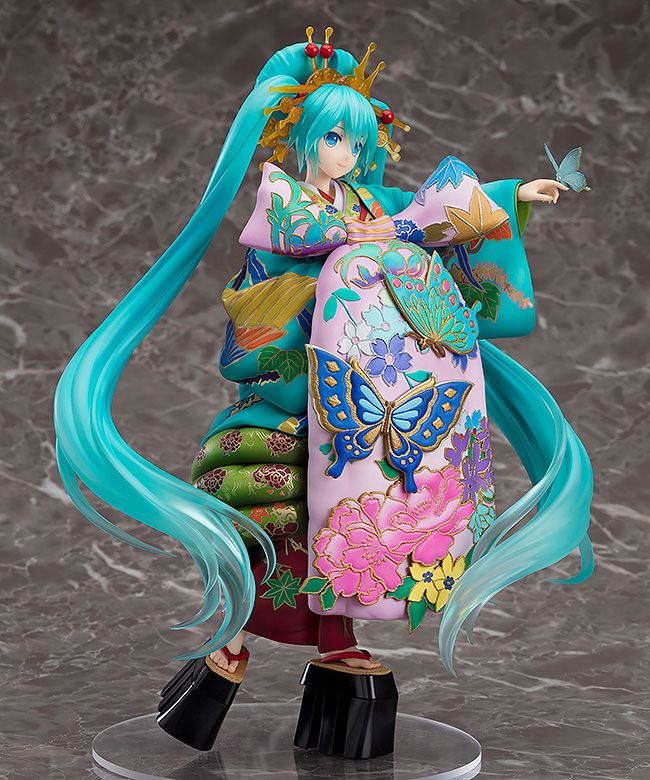 Character Vocal Series 01 Hatsune Miku Chou Kabuki Kuruwakotoba Awasekagami Ver. 1/7 Complete Figure(In-Stock)