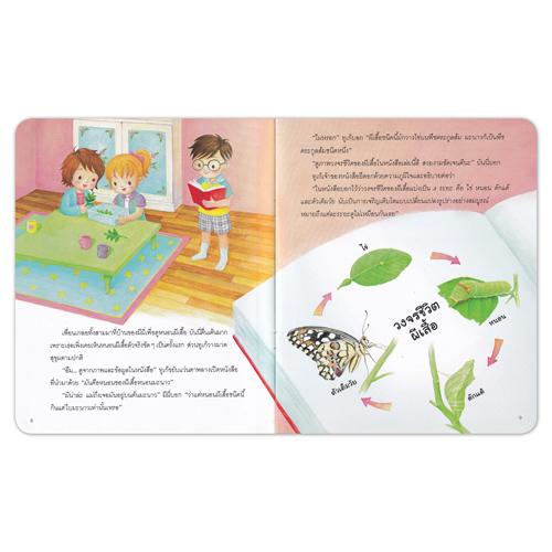Book World หนังสือเด็ก นิทานเสริมประสบการณ์ เรื่อง ผีเสื้อแสนสวย