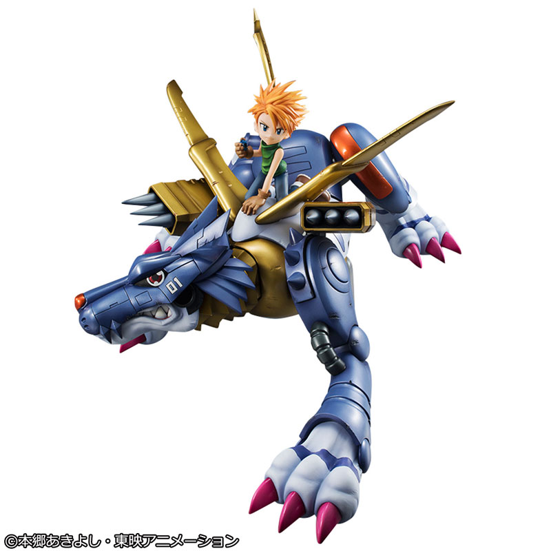 [Exclusive Sale] Precious G.E.M. Series Digimon Adventure Metal Garurumon & Yamato Ishida Complete Figure(Pre-order)(Single Shipment)