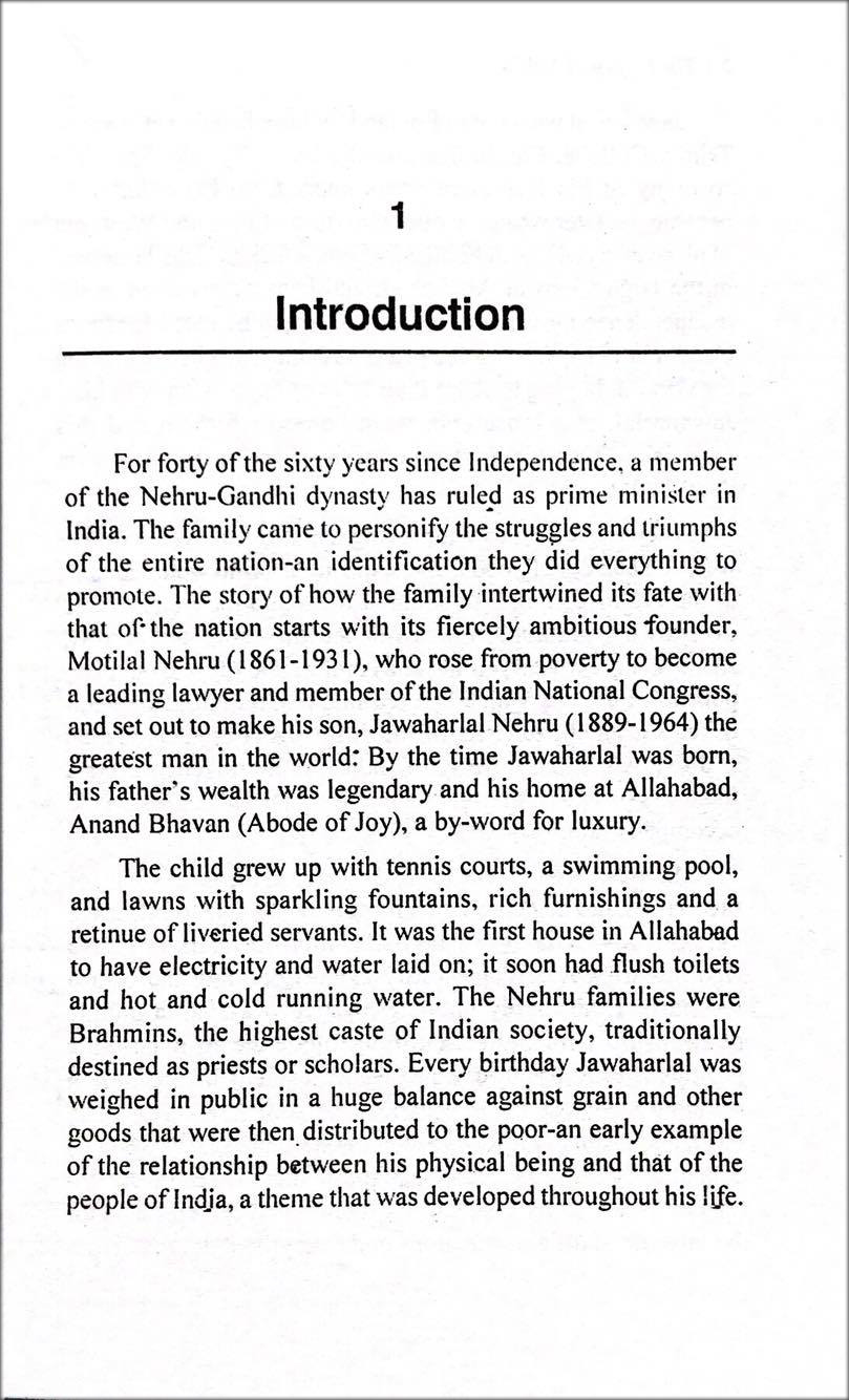 สารานุกรมเกี่ยวกับตระกูลคานธีและเนห์รู (Encyclopaedia on Gandhi and Nehru Dynasty)