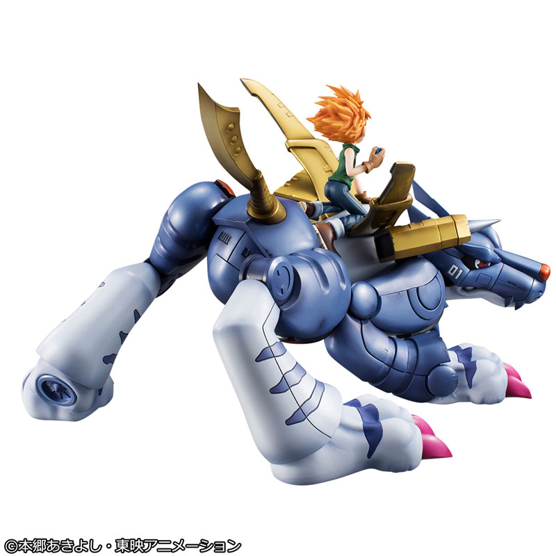 [Exclusive Sale] Precious G.E.M. Series Digimon Adventure Metal Garurumon & Yamato Ishida Complete Figure(Pre-order)(Single Shipment)
