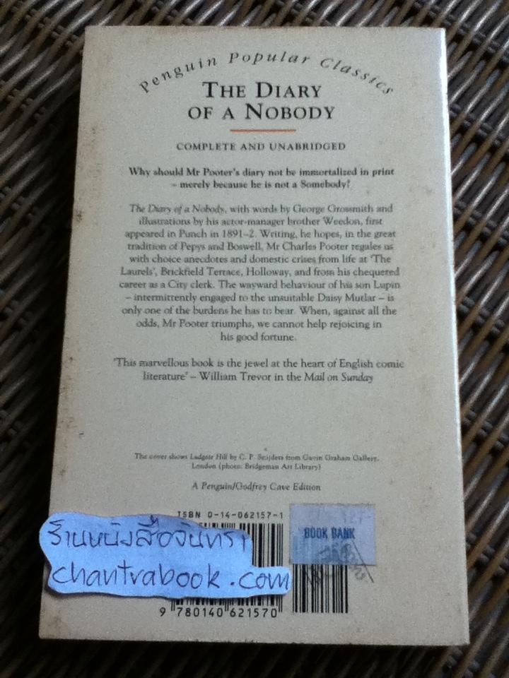 THE DIARY OF A NOBODY/ George and Weedon Grossmith