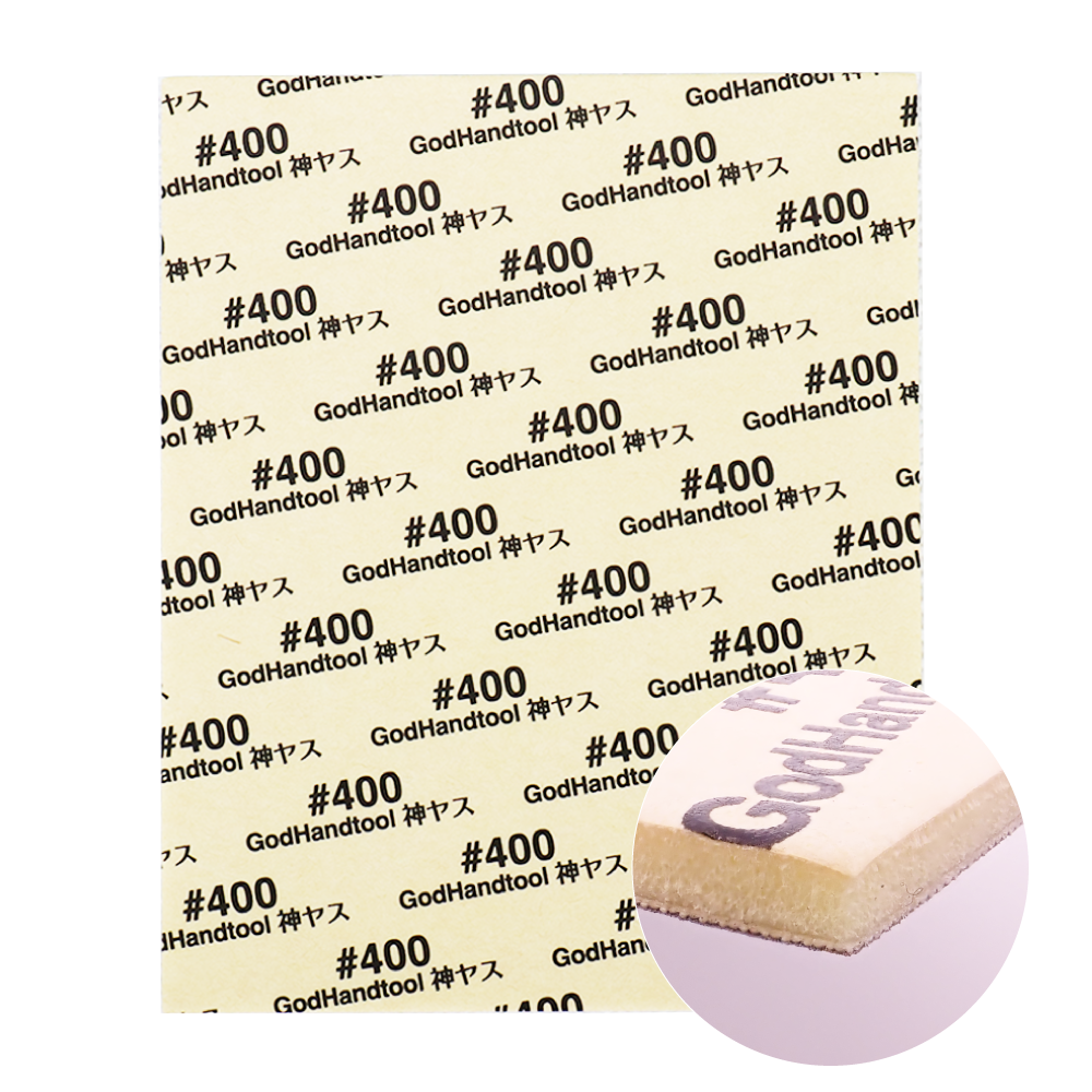 GH-KSC2-P400 KAMIYASU SANDING SPONGE STICKER #400-2MM