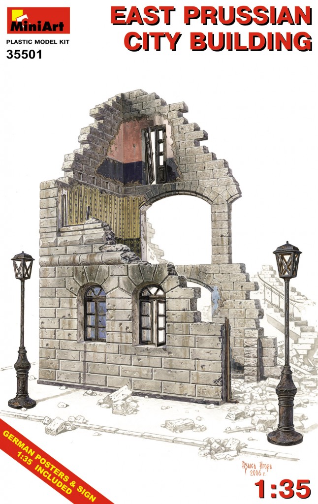 โมเดลฉากจำลอง MiniArt ขนาด 1/35 MI35501 East P Russian City Building