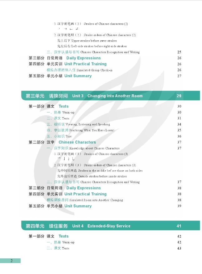 [แบบเรียนภาษาจีน] การบริหารโรงแรม 中文+酒店管理 Chinese + Hotel Management