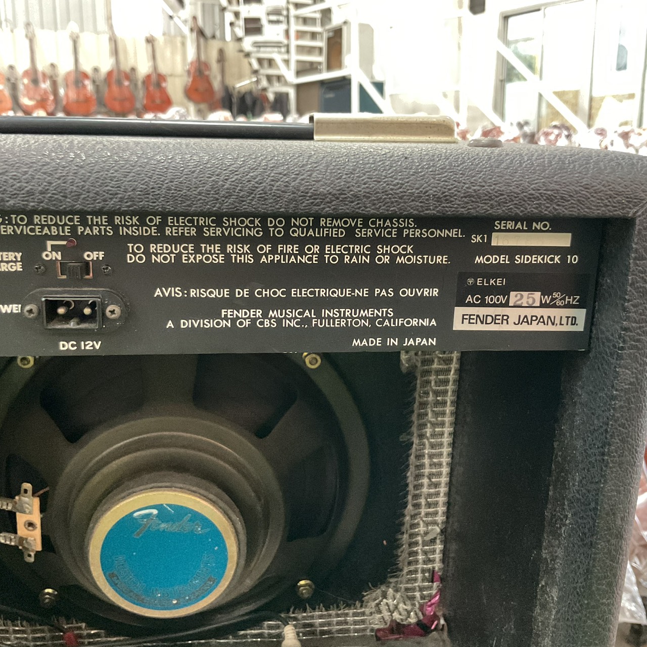 แอมป์กีต้าร์ Fender : SIDEKICK 10