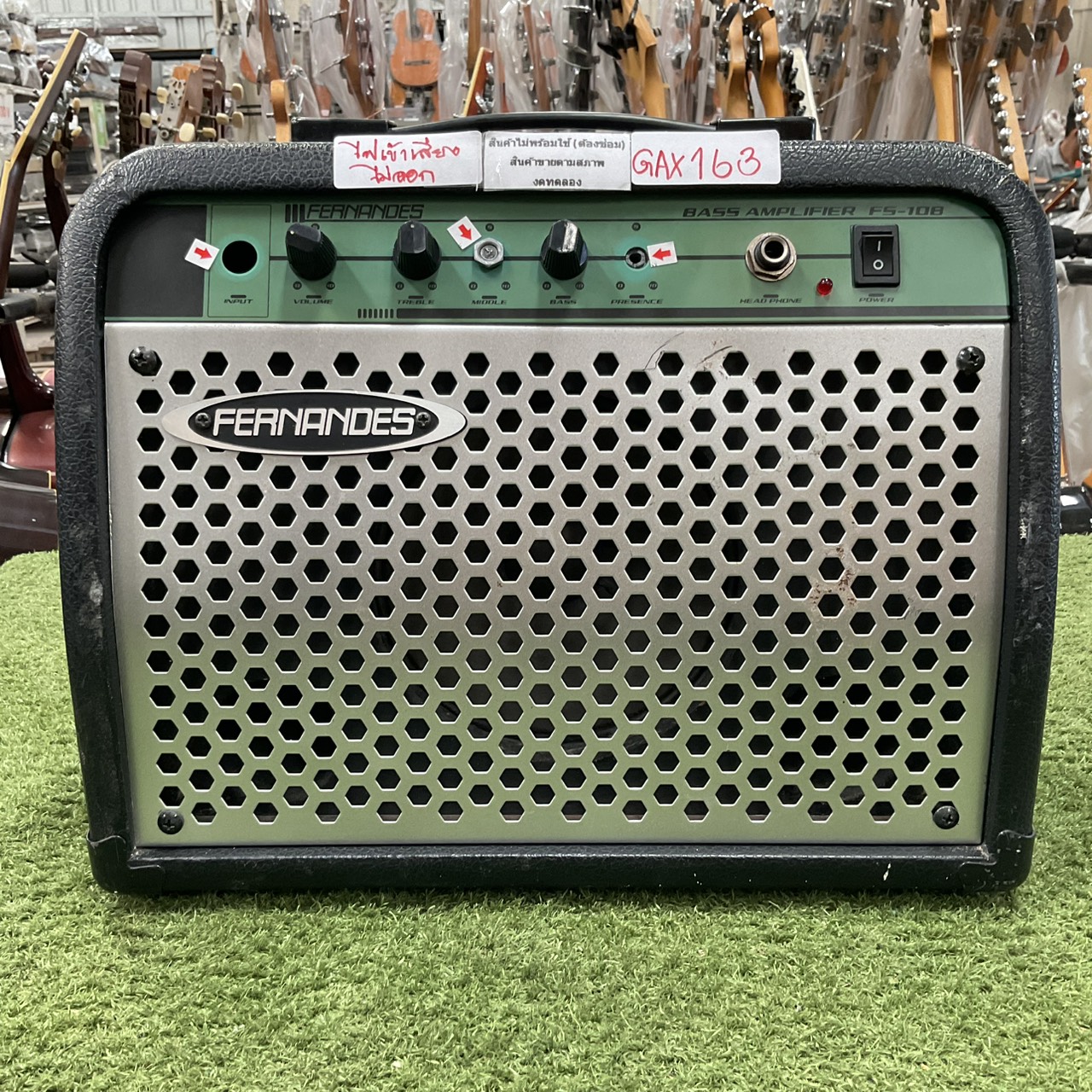 แอมป์เบส FERNANDES : FS-10B สินค้าไม่พร้อมใช้งาน (ต้องซ่อม)