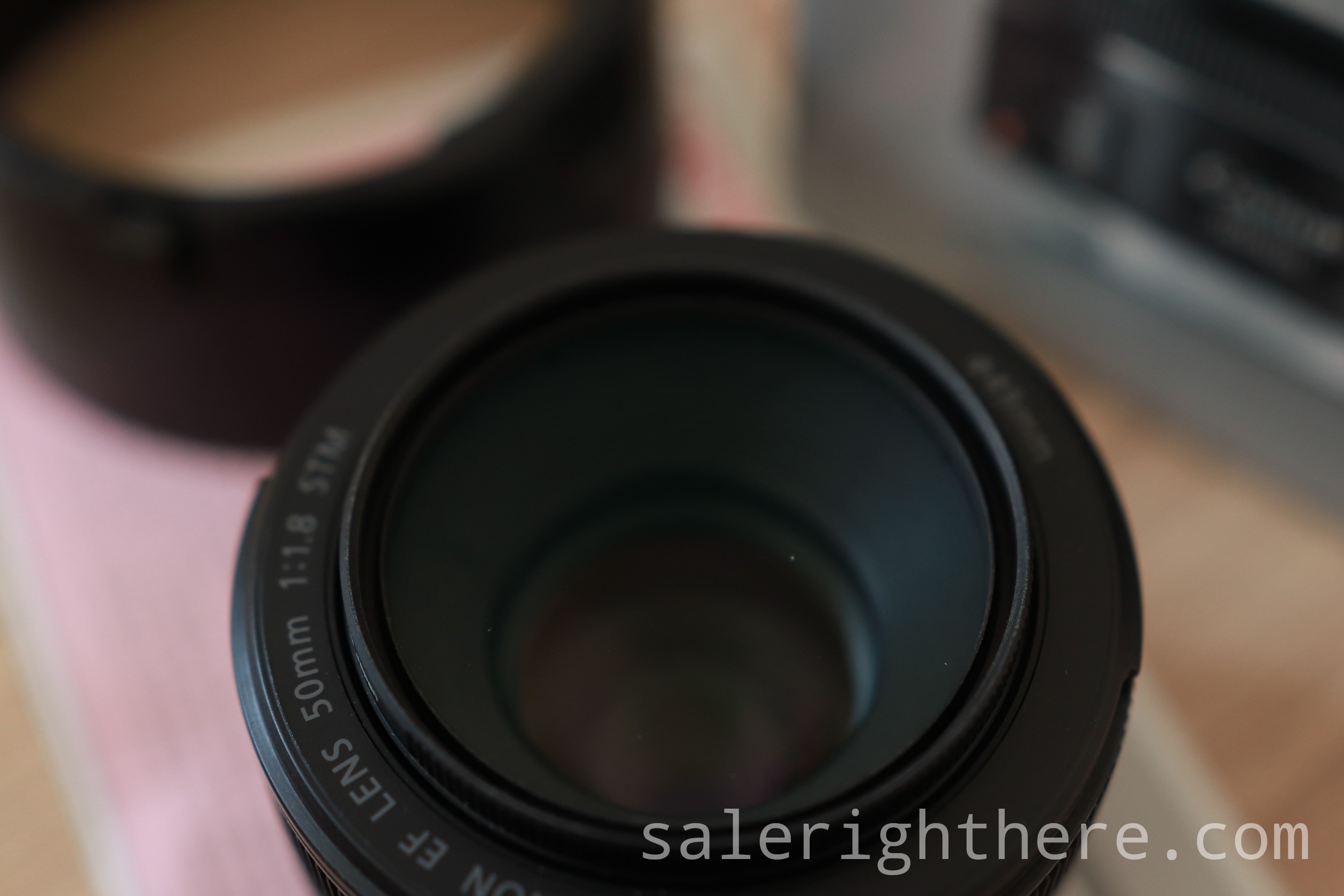 Canon EF50 f/1.8 stm มือสอง (อดีตประกันศูนย์) + ฟิลเตอร์ Hoya Pro1 Digital 49mm MC UV