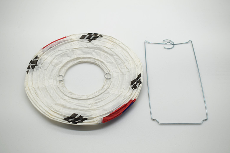 โคมแขวนเกาหลี โคมเกาหลี(ทำจากกระดาษลายธงชาติ) 한국어 교수형 랜턴패턴 Korean Hanging Lantern (Made of Paper, Flag Pattern)