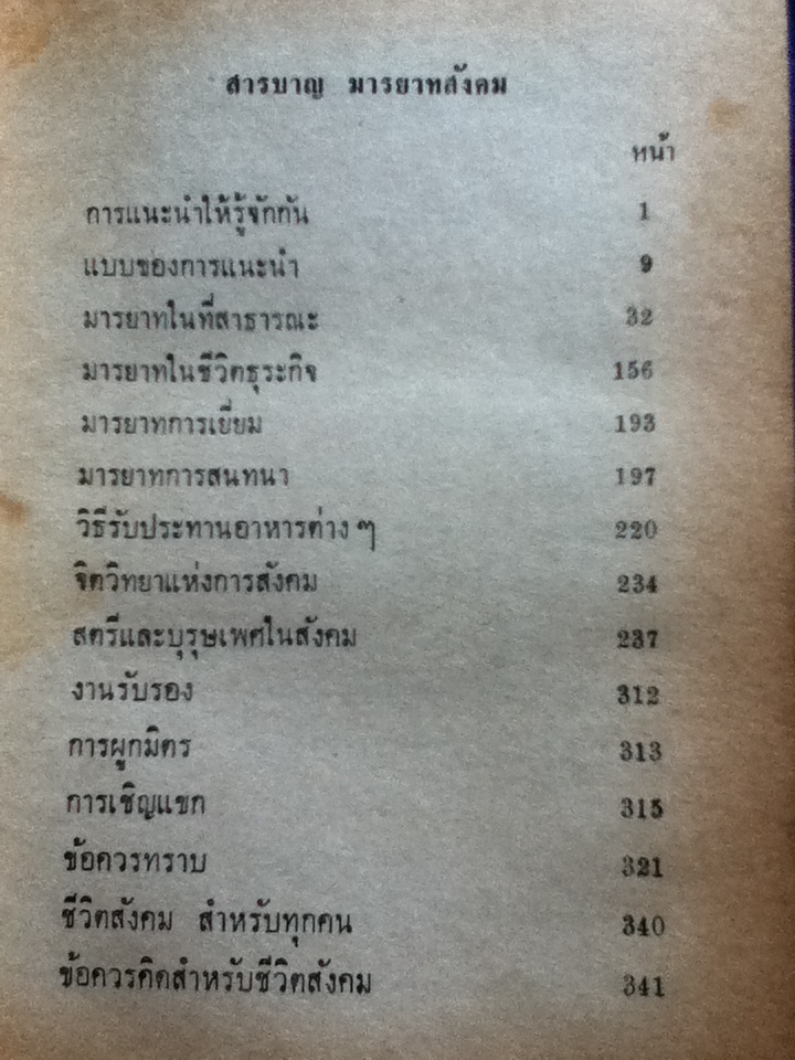 มารยาทสังคม