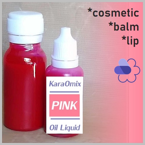 KaraOmix-Pink / Liquid oil color :Pink สีชมพูละลายในน้ำมัน ของเหลวข้น ทิ้งไว้จะตกตะกอน ควรเขย่าขวดก่อนใช้