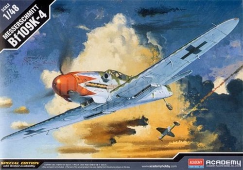 โมเดลเครื่องบินจำลอง Academy ขนาด 1/48 AC12228 BF109K-4 MESSERSCHMITT