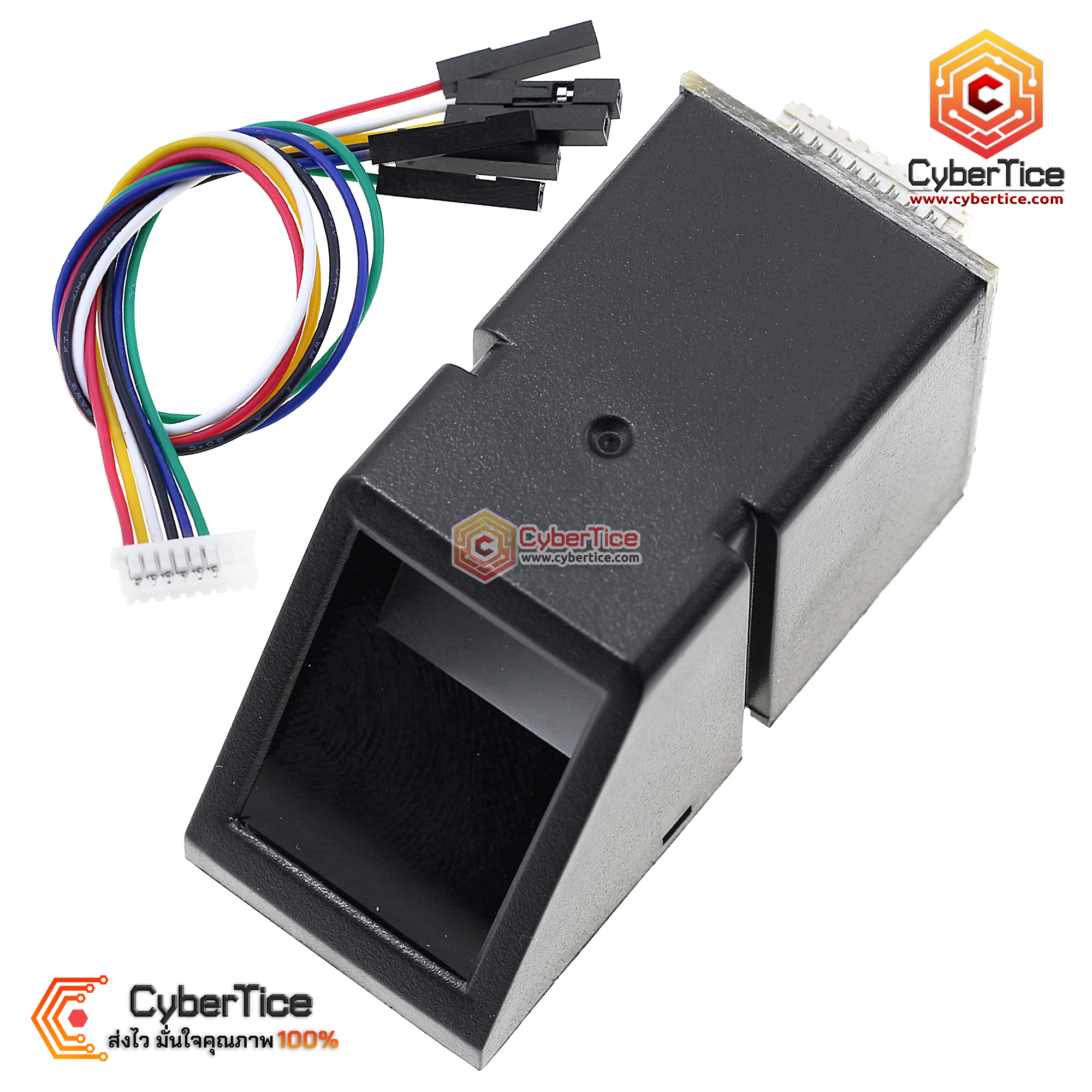 Fingerprint Sensor เซ็นเซอร์สแกนลายนิ้วมือ AS608 JM-101B สำหรับ Arduino ...