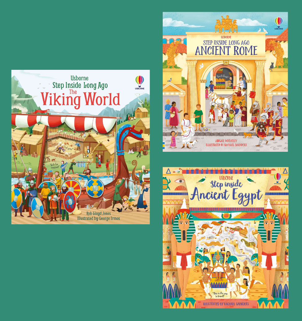 USBORNE STEP INSIDE LONG AGO SERIES