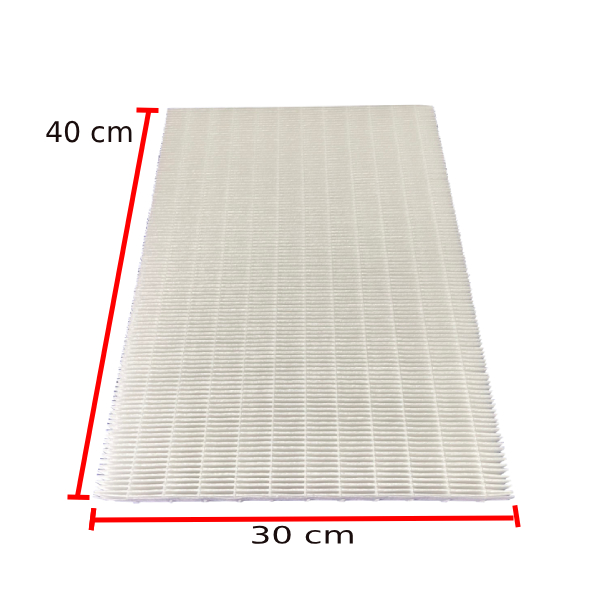 AFS0033 ไส้กรองเครื่องฟอกอากาศ ขนาด 40 x 30 x 2.5 ซม.(ไส้กรองฝุ่นสำหรับนักซ่อม และ นัก DIY) กว้าง 40 ซม. ยาว 30 ซม. สูง 2.5 ซม.