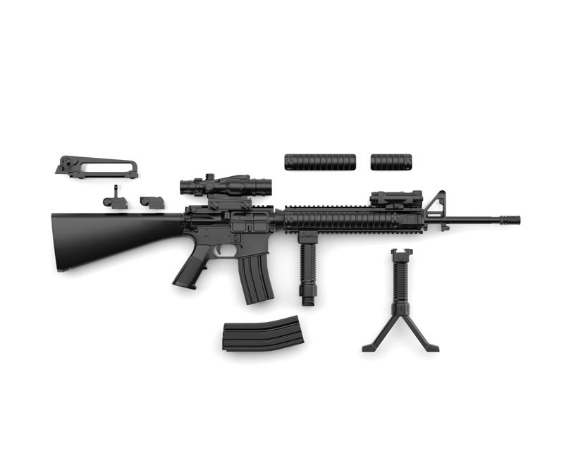 LittleArmory [LA056] M16A4 Type 1/12 Plastic Model(Pre-order)